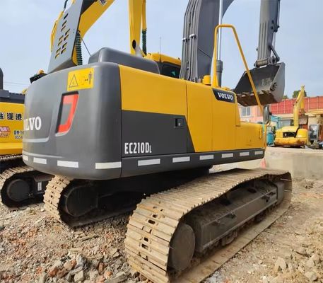 사용 된 발굴기 Volvo EC210D 원품질 기계 상태 값싼 가격