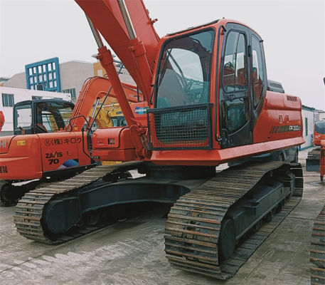 사용 된 일본 오리지널 중고용 Doosan DX300LC 크롤러 발굴기 DE08TIS 엔진