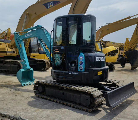 중고 2020년 5260kg 코벨코 발굴기 SK55SR 엔진 모델 Yanmar 4TNV88