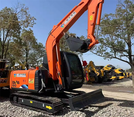 5850kg 중고품 0.22m3 용량의 히타치 ZX60