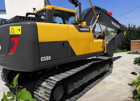 고품질 건설 기계 48톤 사용 된 볼보 EC120D 발굴기