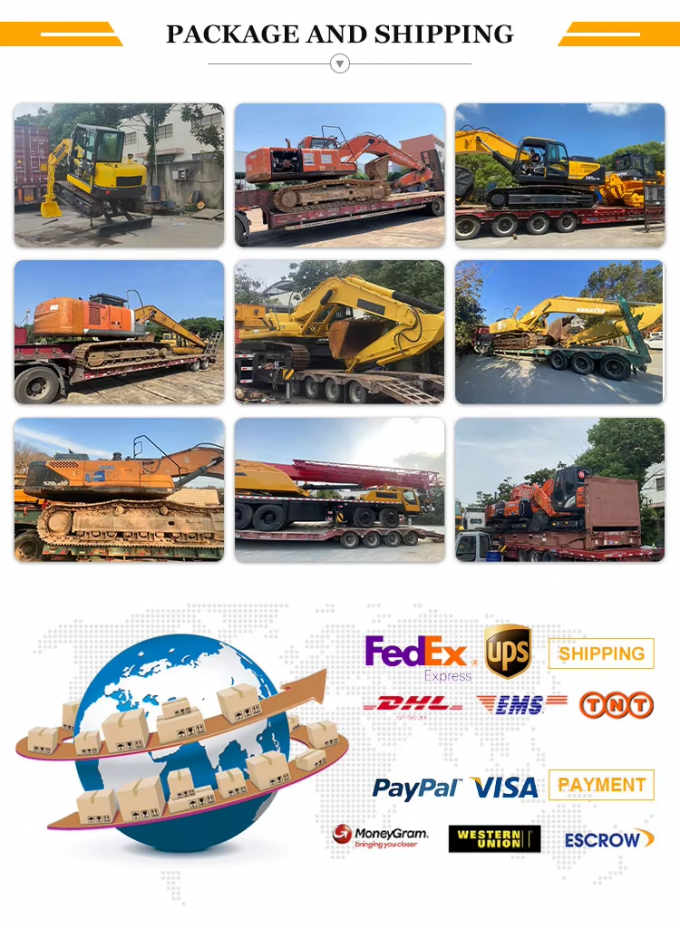 캐터필러 325B 325BL 중고 굴삭기 Cat 325BL 325D 325DL 325D2 굴삭기 강력한 엔진 포함 6